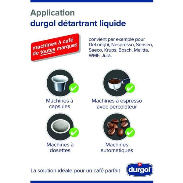 DURGOL - Durgol swiss espressoavkalkningsmedel 2x125ml