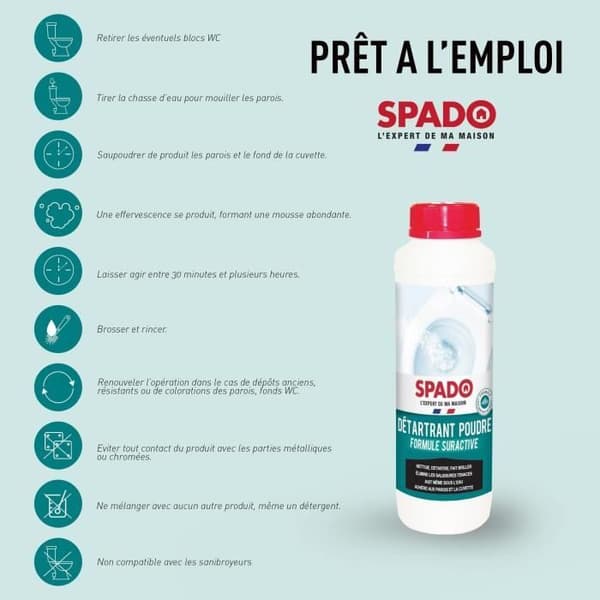 Détartrant WC i pulverform - 750 g