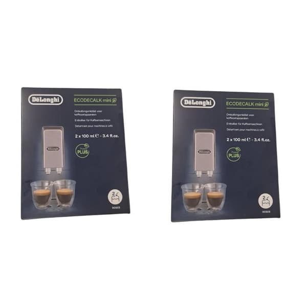 Förpackning med 2 - Naturlig avkalkare NOKALK 2x100ml Kaffebryggare, Kaffemaskin 5513296011 DELONGHI
