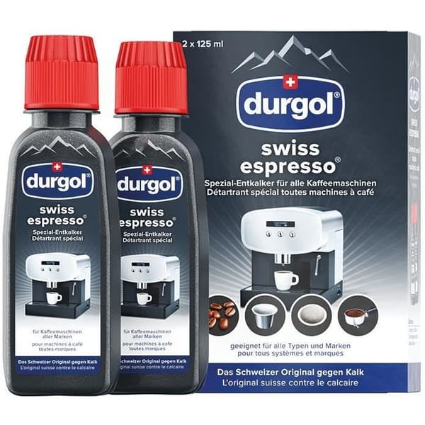 Durgol swiss espressoavkalkningsmedel 2x125ml