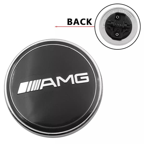 MERCEDES-BENZ 57mm Flat Hood Emblem AMG