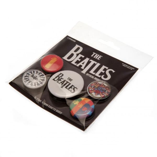 The Beatles Button Badge Set (Pack of 5)