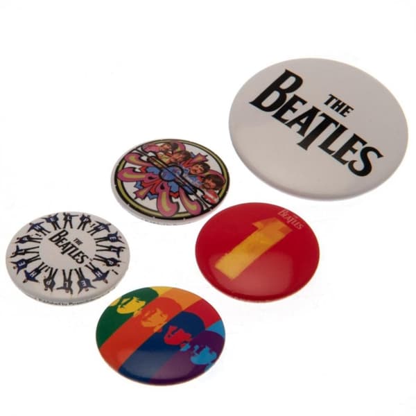The Beatles Button Badge Set (Pack of 5)