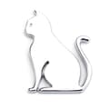 Pikkukuva 1 / 5: Cat Sticker Car Decal Adhesive Decoration Bumper Decor - Silver
