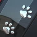 Miniatyrbild 2 av 2: 2 pack Bildekor stickers tassar hund 3D - Flera färger
