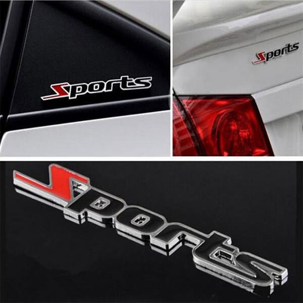 Bildekor / emblem 3D metall "Sports"