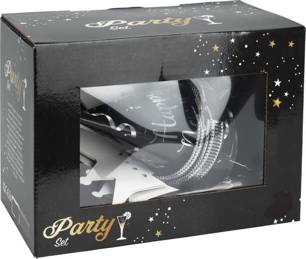 Party Set Happy New Year Nyår 16 delar