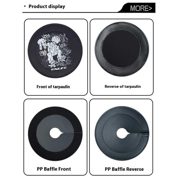 ENLEE Terrengsykkel Disc Brake Shield Anti Overspray Bicycle Brake Shield - Plate