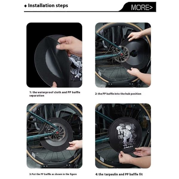 ENLEE Mountain Bike Skivebremseskjold Anti Overspray Cykelbremseskjold - Skateboard