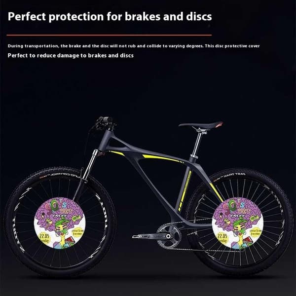 ENLEE Mountain Bike Skivebremseskjold Anti Overspray Cykelbremseskjold - Skateboard
