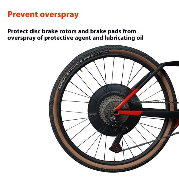 ENLEE Mountain Bike Skivebremseskjold Anti Overspray Cykelbremseskjold - Kranium