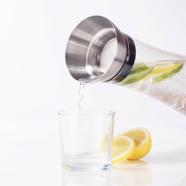 HI vandkaraffel med hældelåg gennemsigtig 1,2 l