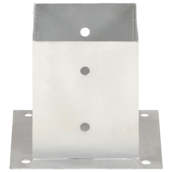 Aitatolpan jalat 4 kpl galvanoitua metallia 121 mm