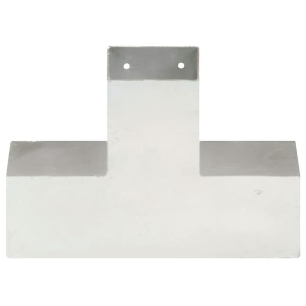 stolpebeslag X-form 4 stk. 91x91 mm galvaniseret metal