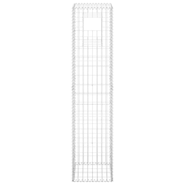 Kivikoripylväät 2 kpl 40x40x180 cm rauta