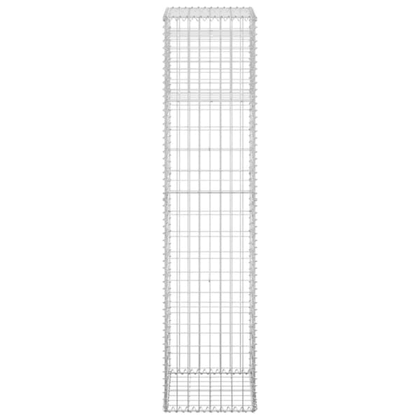 Kivikoripylväät 2 kpl 40x40x180 cm rauta