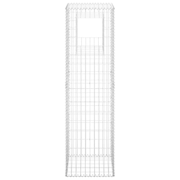 gabionkurve 2 stk. 50x50x180 cm jern