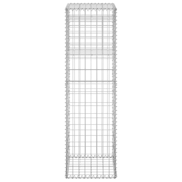 Gabionkorg stolpform 40x40x140 cm järn