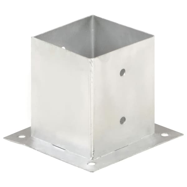 vidaXL Aitatolpan jalat 4 kpl galvanoitua metallia 121 mm -  Aitatolpat