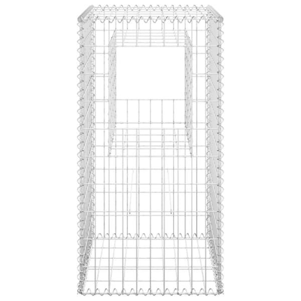 vidaXL Gabionkorg stolpform 50x50x100 cm järn -  Staketstolpar