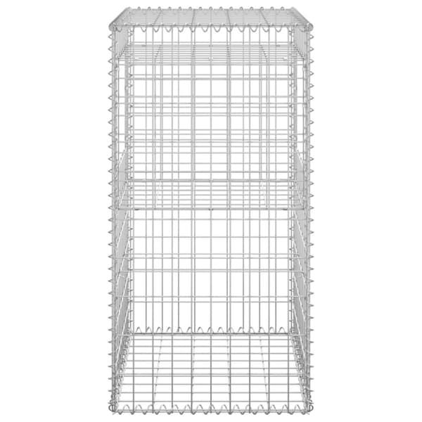 vidaXL Gabionkorg stolpform 50x50x100 cm järn -  Staketstolpar