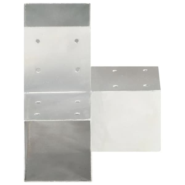 vidaXL stolpebeslag Y-form 91x91 mm galvaniseret metal -  Hegnspæle
