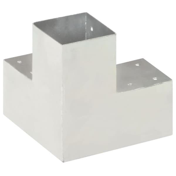vidaXL stolpebeslag Y-form 91x91 mm galvaniseret metal -  Hegnspæle