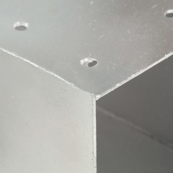 vidaXL stolpebeslag Y-form 81x81 mm galvaniseret metal -  Hegnspæle