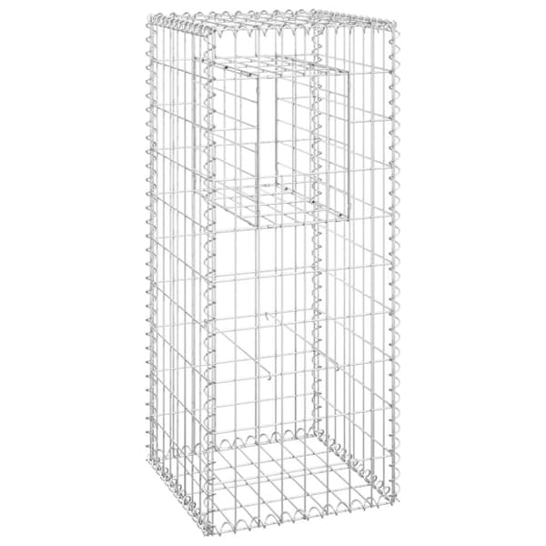 vidaXL Kivikoripylväät 2 kpl 40x40x100 cm rauta -  Aitatolpat