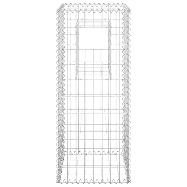 vidaXL Kivikoripylväät 2 kpl 40x40x100 cm rauta -  Aitatolpat