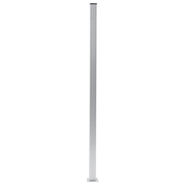 vidaXL Aitatolpat 2 kpl alumiini 185 cm -  Aitatolpat