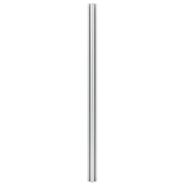 vidaXL Aitatolpat 2 kpl alumiini 185 cm -  Aitatolpat