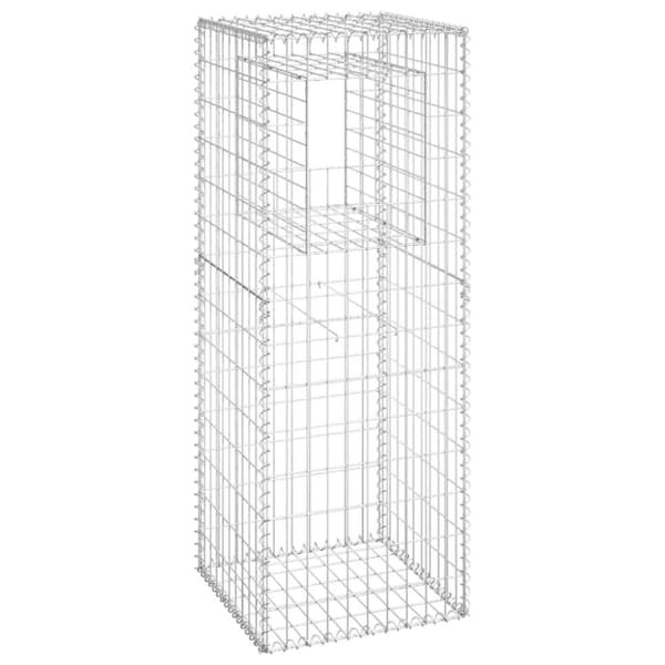 vidaXL gabionkurve 2 stk. 50x50x140 cm jern -  Hegnspæle