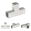 Miniatyrbillede 1 af 8: The Living Store stolpebeslag T-form 71x71 mm galvaniseret metal -  Hegnspæle
