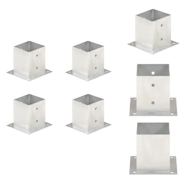 Aitatolpat - Living Aitatolpan jalat 4 kpl galvanoitua metallia 121 mm