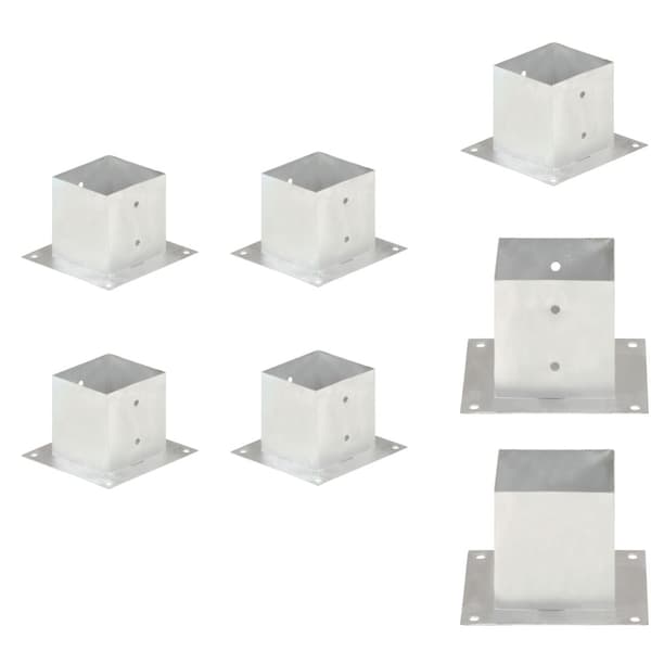 Aitatolpat - Living Aitatolpan jalat 4 kpl galvanoitua metallia 141 mm