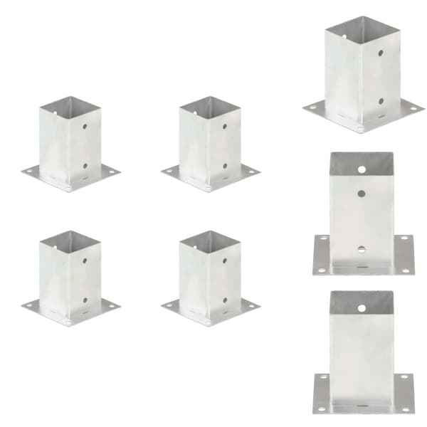 Aitatolpat - Living Aitatolpan jalat 4 kpl galvanoitua metallia 91 mm
