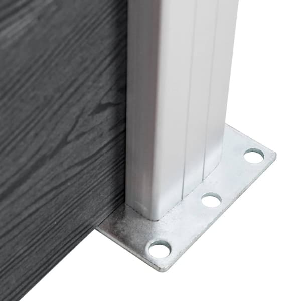 Aitatolpat 2 kpl alumiini 185 cm - Aitatolppa - Aitatolpat - Home & Living