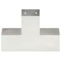 Pikkukuva 5 / 9: Tolppaliittimet 4 kpl X-muoto galvanoitu metalli 91x91 mm - Tolppaliitin - Tolppaliittimet - Home & Living