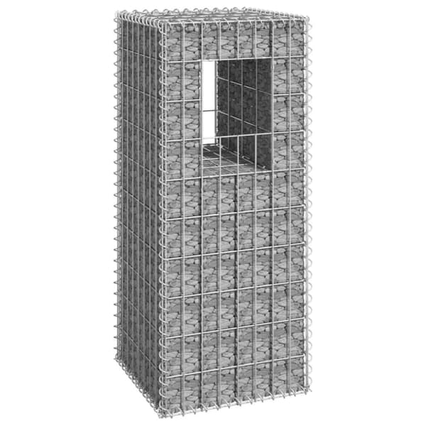 Gabionkorg stolpform 40x40x100 cm järn