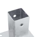 Miniatyrbillede 10 af 11: vidaXL stolpefødder firkantet 4 stk. 61x61 mm galvaniseret stål