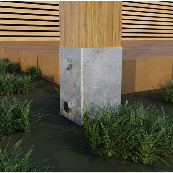 Aitatolpanjalka neliö 71x71x750 mm, 12 kpl