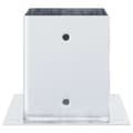 Pikkukuva 7 / 11: vidaXL Pylväiden jalustat neliö 12kpl hopea 121x121mm galvanoitu teräs