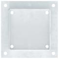 Pikkukuva 9 / 11: vidaXL Pylväiden jalustat neliö 12kpl hopea 141x141mm galvanoitu teräs