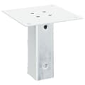 Miniatyrbilde 6 av 11: vidaXL Stolpebunner Firkantet 12 stk sølv 46x46 mm galvanisert stål
