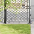 Miniatyrbilde 2 av 11: vidaXL Stolpebunner firkantet 4 stk 61x61 mm pulverlakkert stål