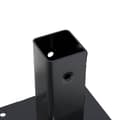 Miniatyrbilde 10 av 11: vidaXL Stolpebunner firkantet 12 stk 51x51 mm pulverlakkert stål