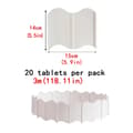 Miniatyrbild 2 av 6: Bomclap 20 stycken dekorativa trädgårdsstaket plaststaket med flexibel splice design för trädgård, gräsmatta och trädgårdsinredning