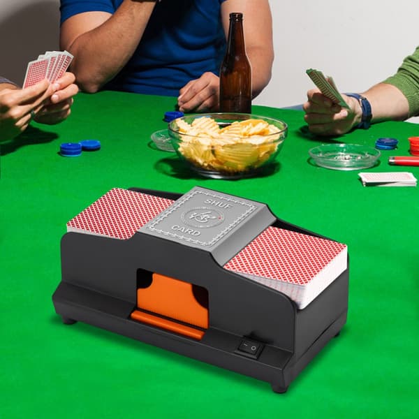 Automatisk kortshuffler, snabb blandning, lättviktsdesign