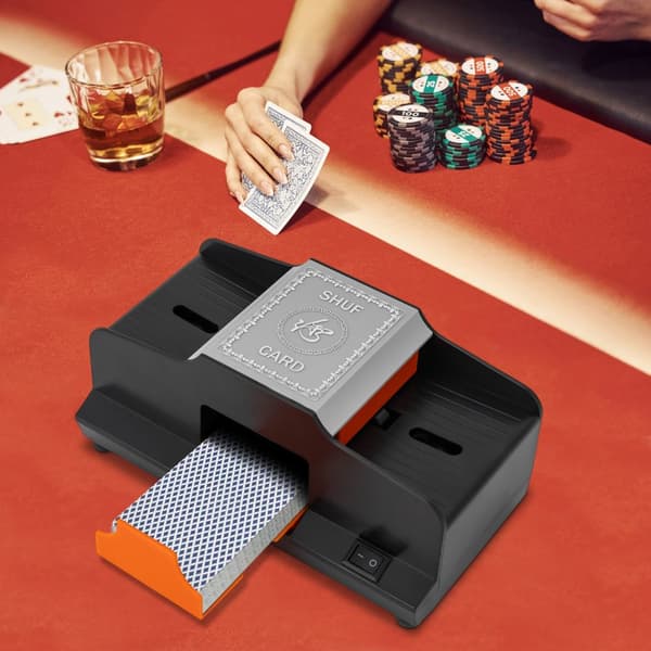 Automatisk kortshuffler, snabb blandning, lättviktsdesign